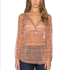 Amuse Society Printed Blouse